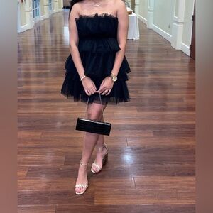 black dress
